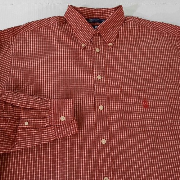 90'S NAUTICA Blackwatch Check Long Sleeve Button-Down Check Shirt Men's Size L Vintage /eaa522390